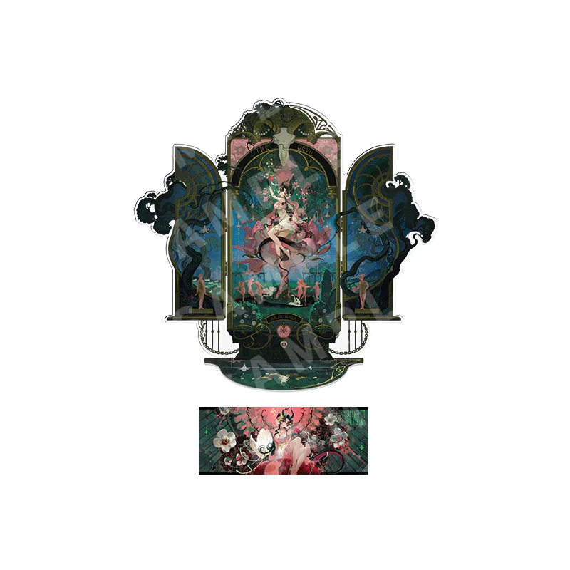 Reverse: 1999 "Forbidden Fruit" Anjo Nala Garment Standee - Image 5